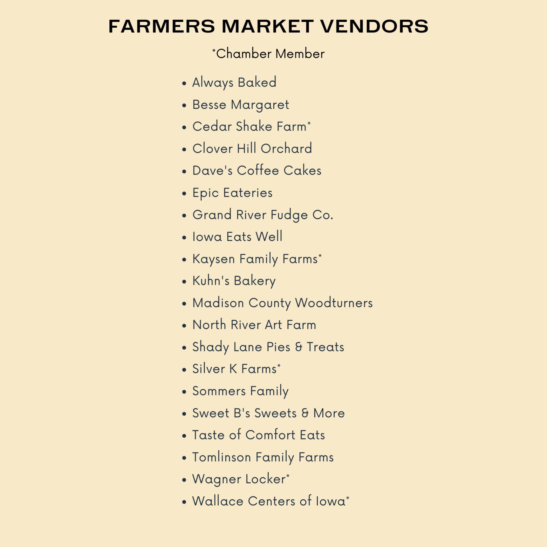 2026 Farmers Market
