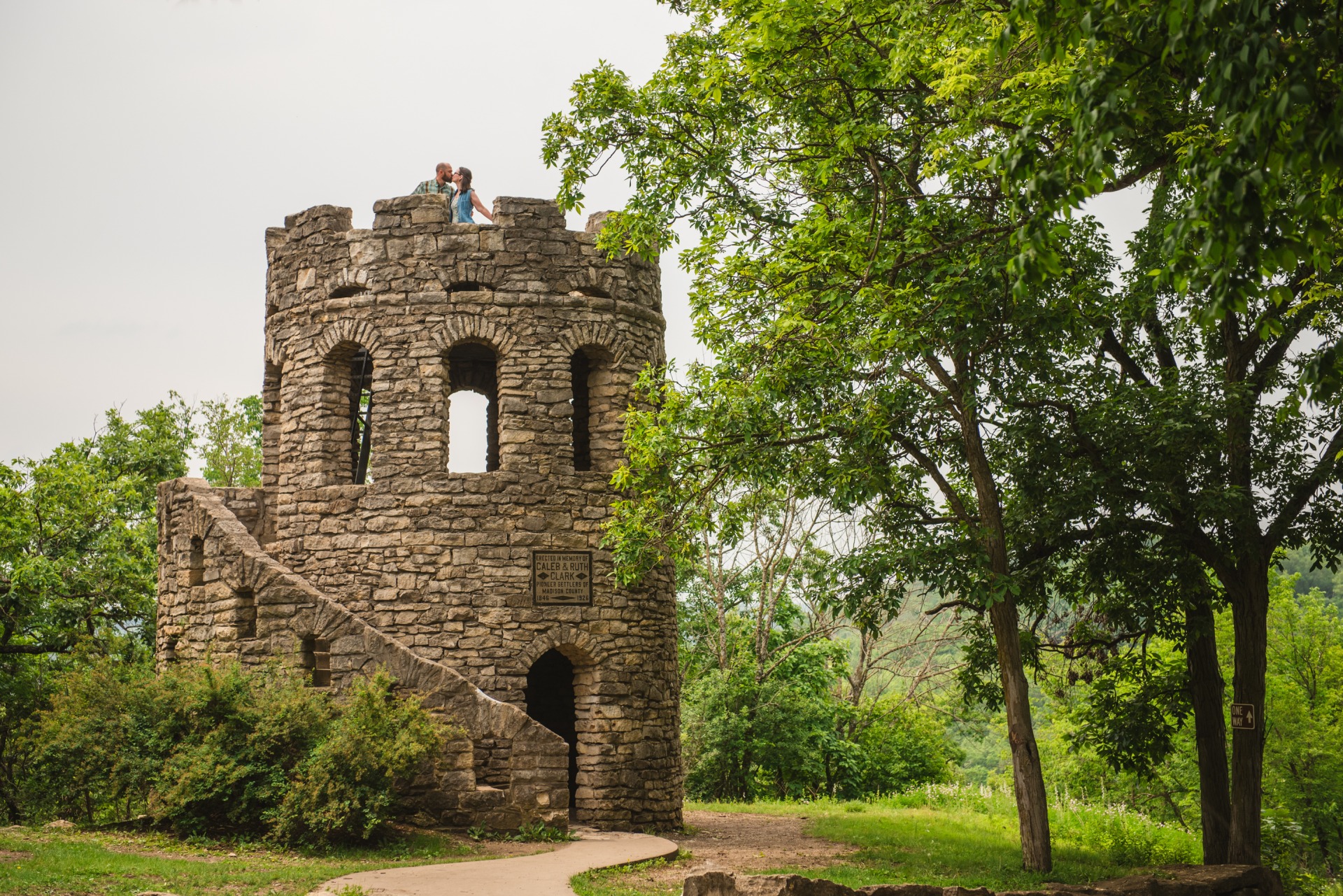 Clark Tower in City Park, Winterset