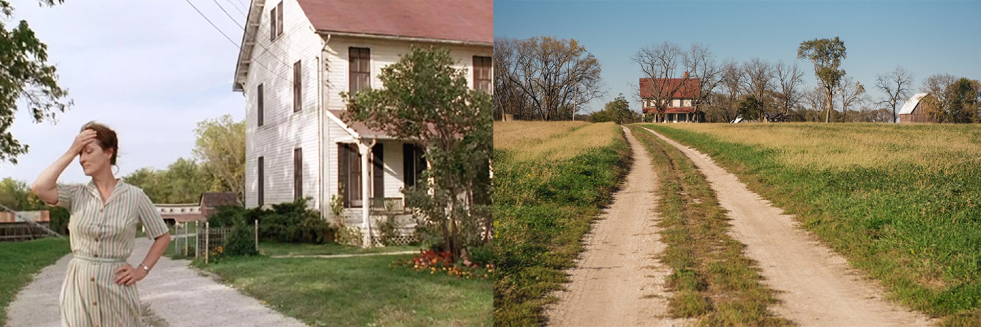 Farmhouse in movie The Bridges of Madison County